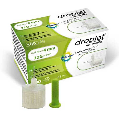 HTL-Strefa Droplet Pen Needle, 32ga, 4mm