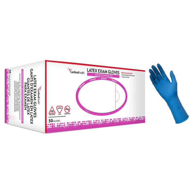 Decontamination Glove, Large, Blue