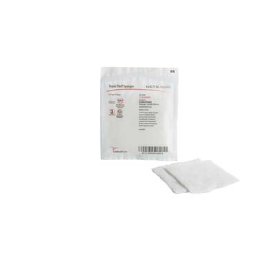 Cardinal Health 100% Cotton Super Fluff Gauze Sponge, Sterile 2's, 6" x 6 3/4" - REPLACES ZG44S
