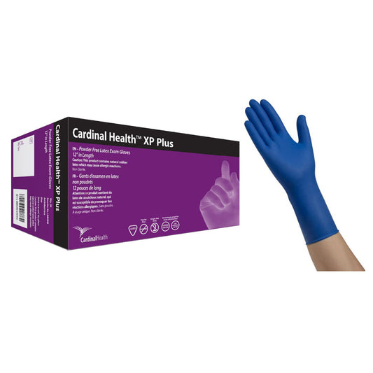 Cardinal Health XP Plus Examination Glove, Small, Blue
