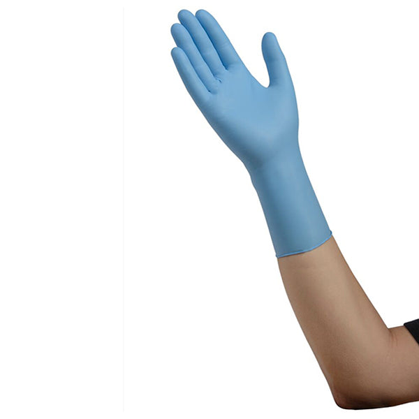 Esteem Extended Cuff Nitrile Exam Gloves, 12", X-Small