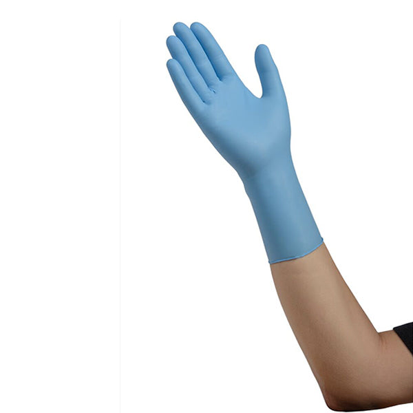 Esteem Extended Cuff Nitrile Exam Gloves, 12", Small