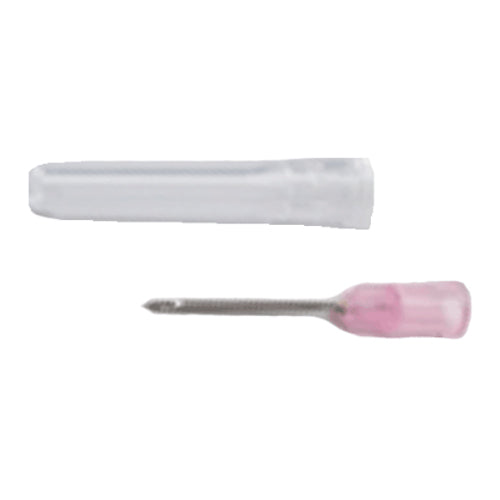 Cardinal Health Monoject Standard Hypodermic Safety Needle, Pink, 20GA x 1"