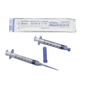 Monoject SoftPack Luer-Lock Tip Syringe, Standard, 3mL