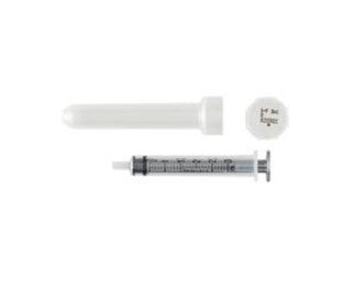 Monoject Rigid Pack Syringe with Regular Luer Tip 3mL Capacity