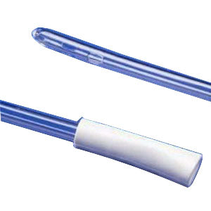 Kendall Dover Female Intermittent Catheter, Vinyl, 14Fr, 6-1/2" L
