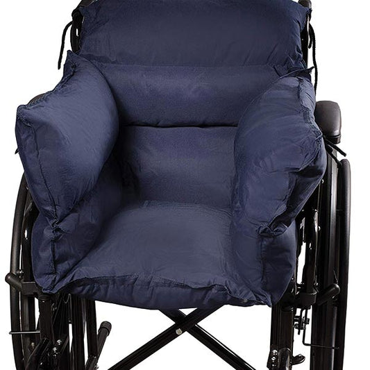 Wheelchair Comfort Cushion Liner, Navy, Seat 16" X 16"