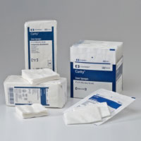 Curity Non-Sterile Cover Sponge 3" L x 4" W, Non Woven Cellulose Wadding Filled Sponge