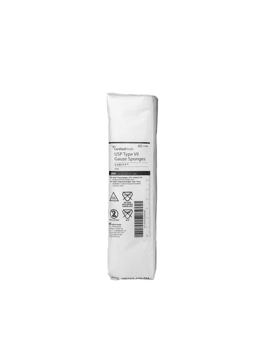 Curity Nonsterile Gauze Sponge, USP VII Gauze, 2" x 2", 8-ply.