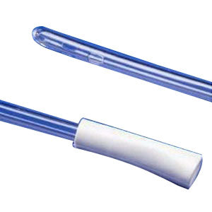 Curity Urethral Catheter 14Fr, 16" L, Clear, Vinyl, With Lubricating Jelly