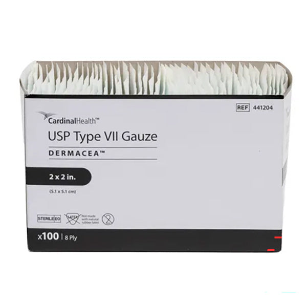 Kendall Dermacea Sterile Gauze Sponge, 8-Ply, 2s, 2" x 2"