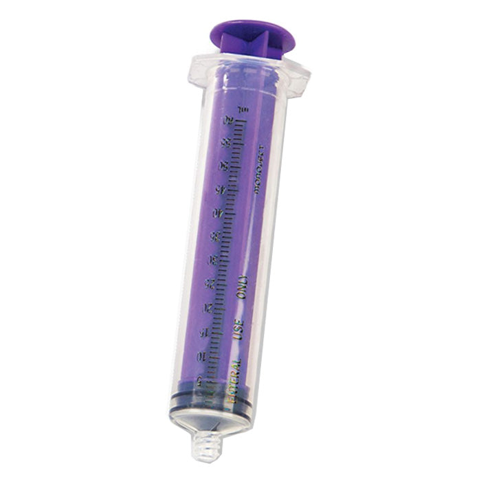 Cardinal Health Monoject Enteral Feeding Syringe, With ENFit Connection, 60mL, Purple