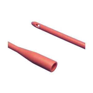 Dover Red Rubber Urethral Catheter 22Fr x 14"