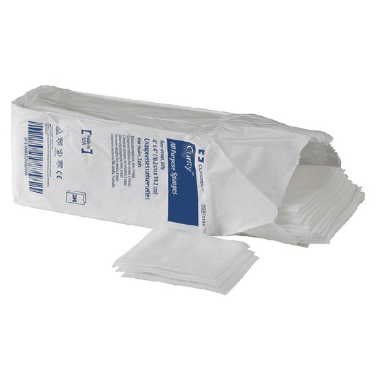 Kendall Versalon Non-Sterile Non-Woven Sponge, 4-Ply, Bulk, 2" x 2"
