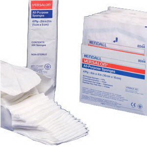 Kendall Versalon Non-Sterile Non-Woven Sponge, 3-Ply, Bulk, 2" x 2"
